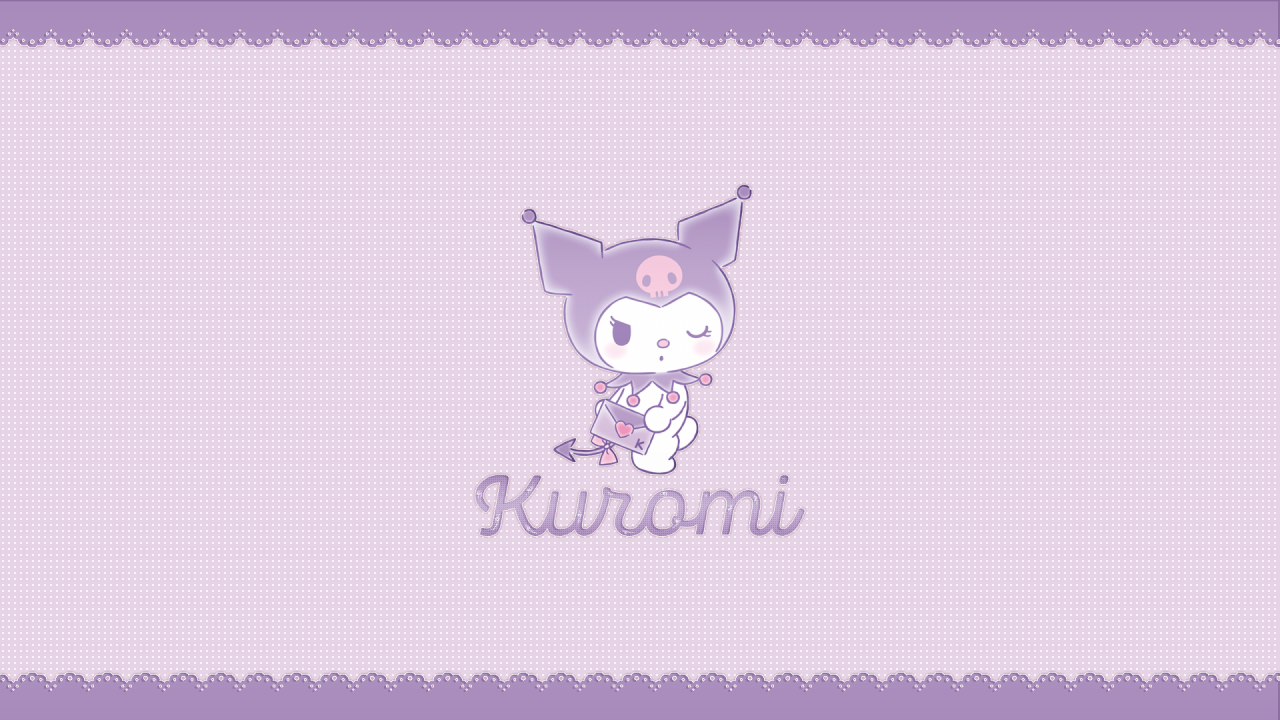 Desktop Kuromi Wallpaper: Gothic Charm Meets Cute Aesthetics - Kuromi