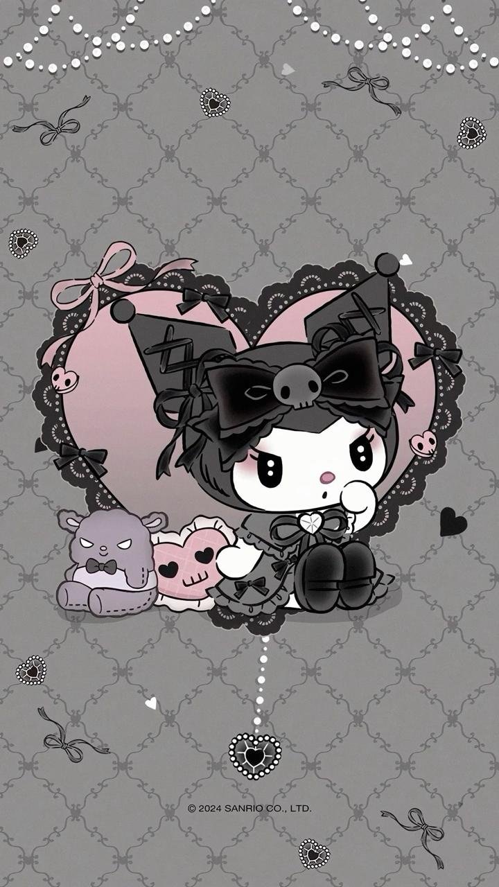 iPhone Kuromi Wallpapers: Cute and Stylish Sanrio Designs for Your ...