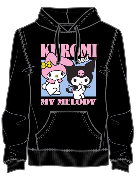 my melody and kuromi hoodie