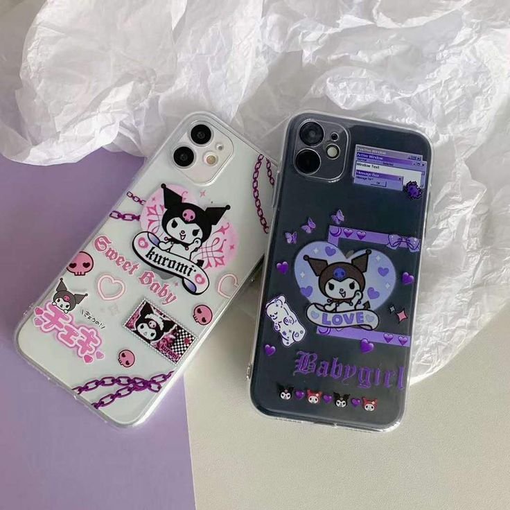 Hard Plastic Kuromi phone Cases