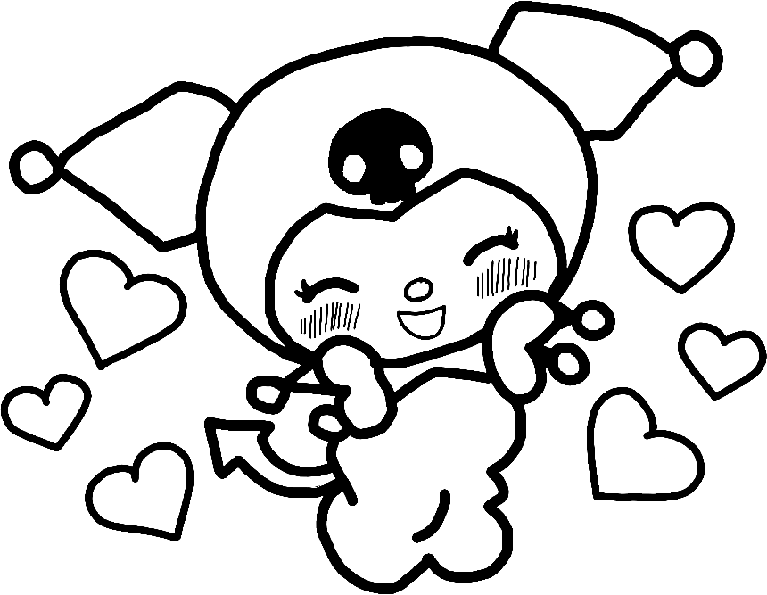 Kuromi Coloring Pages: Unleash Your Creativity with Sanrio's Darkly