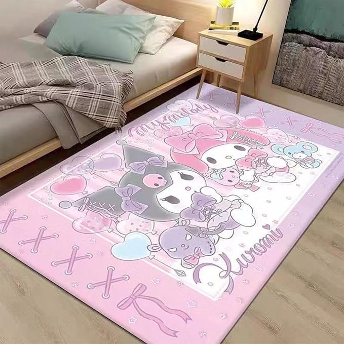 Kuromi-Inspired Rugs and Carpets