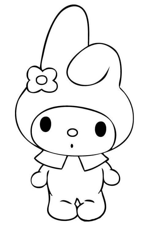 Drawing My Melody’s Body and Outfit