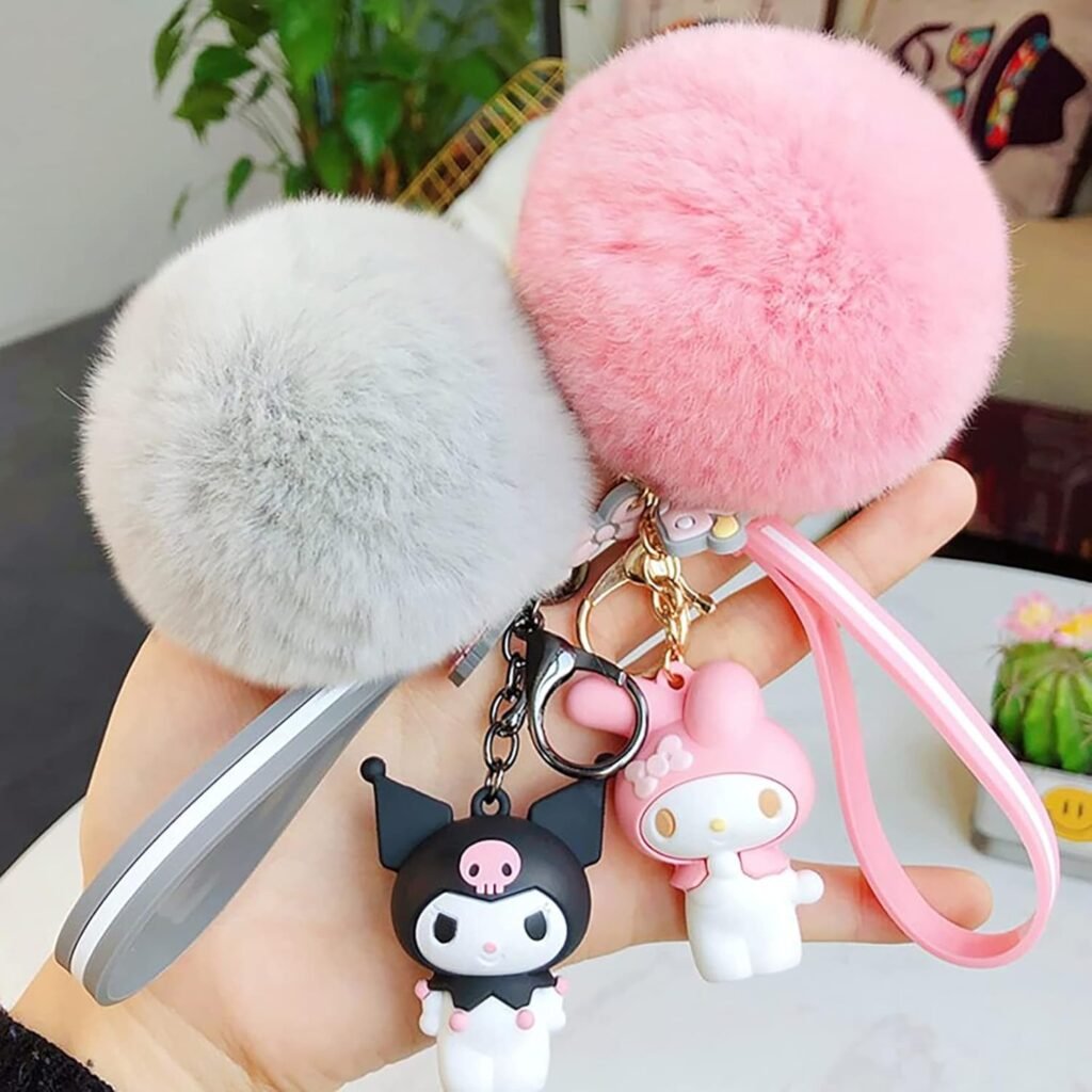 kuromi keychain plush