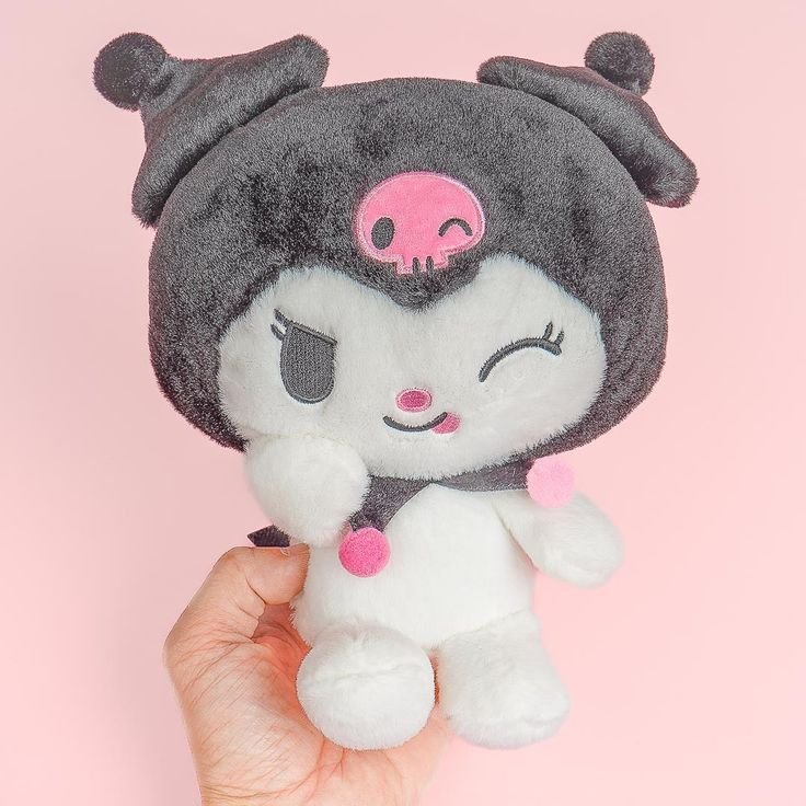 kuromi plush sleeping